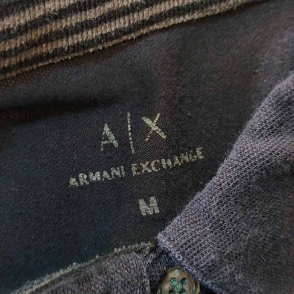 Armani Exchange - Black Polo - Size Medium - Picture 3 of 5